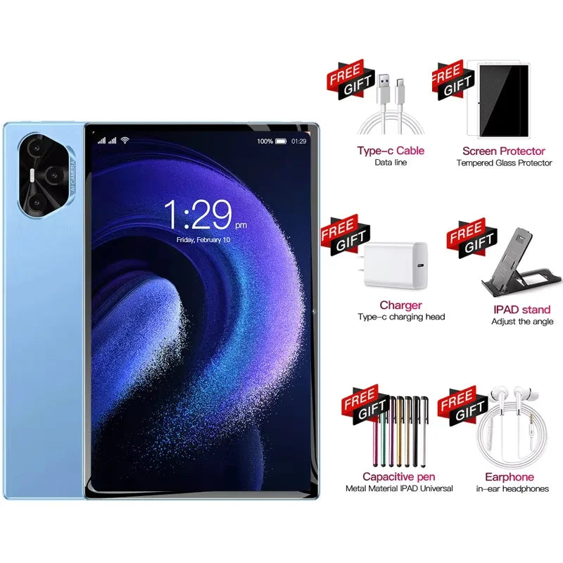 2025 NEW Gobal Version Hauwei Pad P80 Pro Tablet 11 inch HD Android 15 22GB+2TB 5G Dual SIM Call WiFi Navi GPS WPS Tablet PC