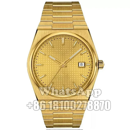 Men Women Automatic Mechanical Watches Steel Classic Business Leisure Simple Wristwathch Top Quality Luxury Pxx 40mm 35mm