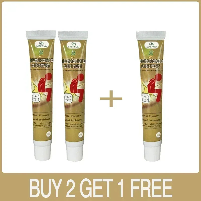 NewHemorrhoid Remover Cream Internal Piles Natural Herbal Extract Relieve Anal Anus Swelling Bleeding Gel Removal Hemorrhoids C