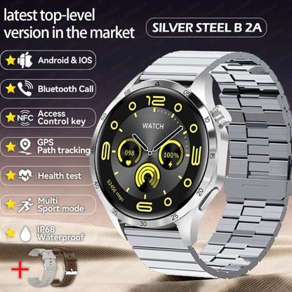 New Huawei Watch GT5 Pro Smart Watch 1.53 Inch HD AMOLED Screen NFC GPS Tracker Bluetooth Call Health Monitoring Watch Men Women