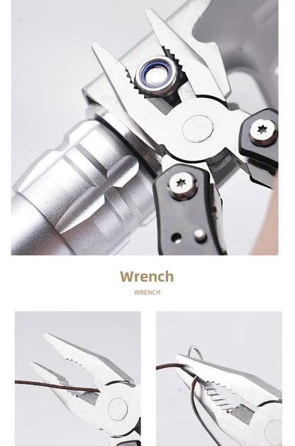 Folding Multi-tool Pocket Knife Pliers Mini Portable Fold Outdoor Hunting Survival Rescue Tactical Multipurpose Repair Tool