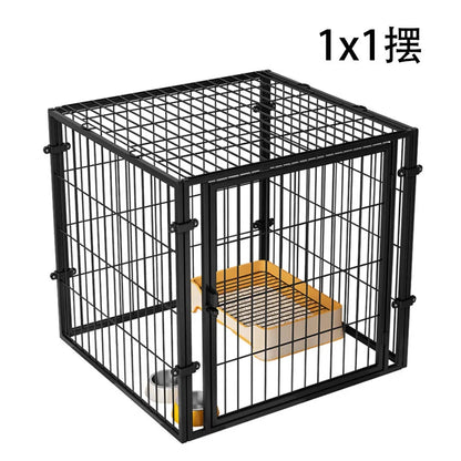 Pet Fence,Dog Cat,Indoor Small Dog,Prison Break Prevention,Dog Nest,Dogs Cage,Home Use,Extra Large,Thickened, Reinforced Cage