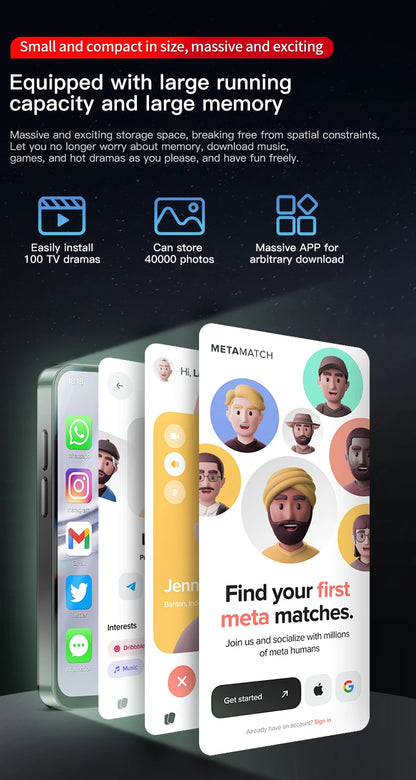 2025 NEW mini Android Smartphone 3.88" HD Display,4G LTE/3G WCDMA,4GB+128GB/2GB+16GB,2000mAh Battery Small Mobile Phone Unlocked