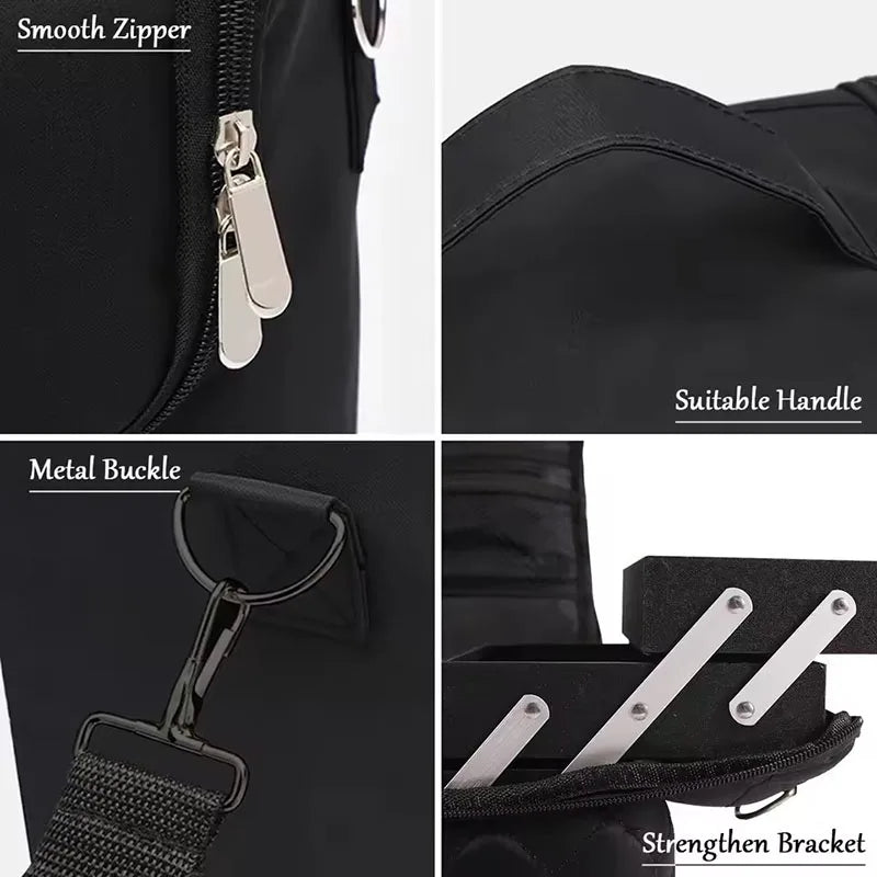 Large Makeup Carrying Train Case For Women Manicurist Toolbox 4 Tier Storage Box Travel Makeup Case Professional Nail Organizer