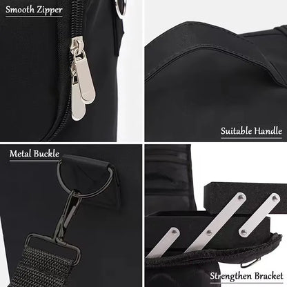 Large Makeup Carrying Train Case For Women Manicurist Toolbox 4 Tier Storage Box Travel Makeup Case Professional Nail Organizer