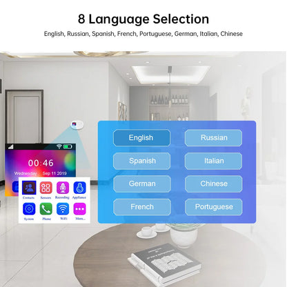 KERUI W202 Home Security Alarms WIFI GSM Alarm System Kit Tuya Smart Remote Control with Motion Detector Door Sensor for House