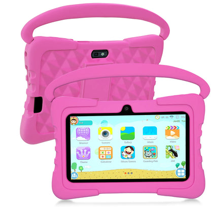New 7 Inch Kids tablets Android System Quad Core 4GB+64GB ROM Android 13 Tablet PC Cartoon Pattern Kids-Proof protective Case