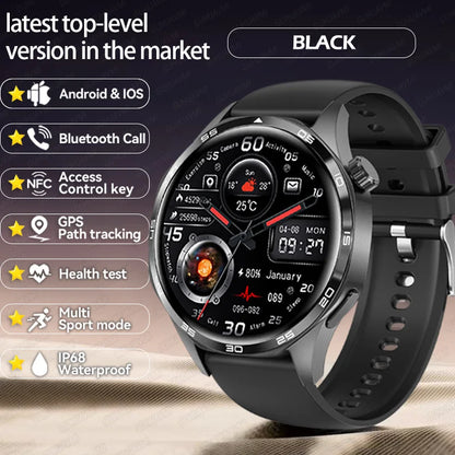 New Huawei Watch GT5 Pro Smart Watch 1.53 Inch HD AMOLED Screen NFC GPS Tracker Bluetooth Call Health Monitoring Watch Men Women