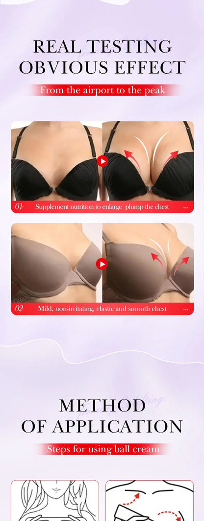 Natural Breast Enlargement Cream Chest Lift Firm Enhancer Care Oil Butt Breast Plump Growth Massage Boobs Bigger Sexy Body Care