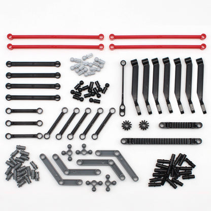 High-Tech Plastic Building Blocks Bricks Car Gear Link Liftarm Beam Cross Axle DIY Assembling MOC Bulk Technology Set Toys