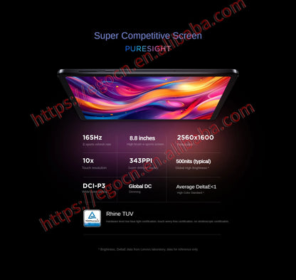 CN ROM 2025 Lenovo tablet LEGION Y700 3rd Snapdragon 8 Gen 3 8.8-inch LCD Screen 2.5K 6550mAh 2560*1600 165Hz 68W Fast Charging