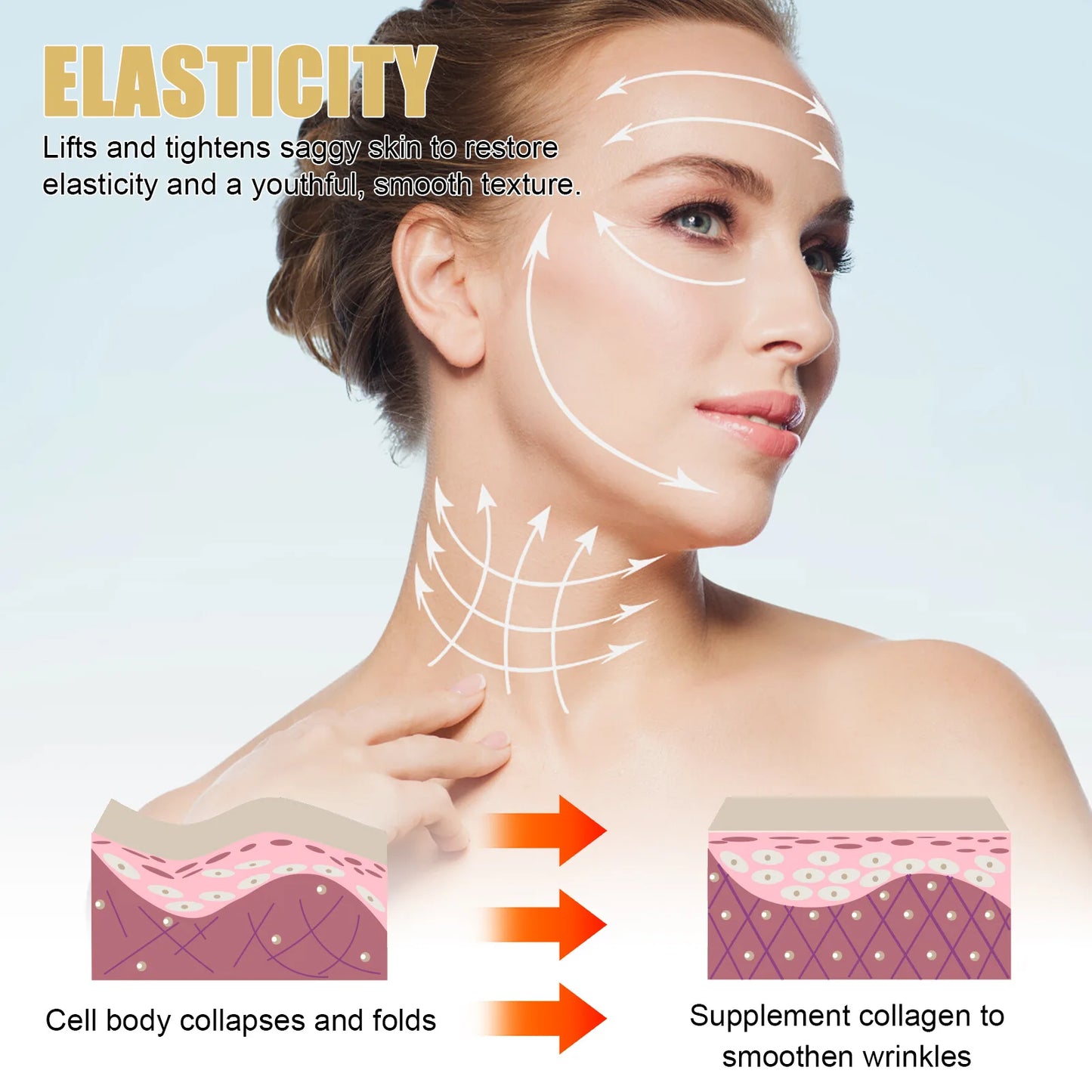 Instant Remove Wrinkle Serum Firming Lifting Anti-Aging Fade Fine Lines Improve Puffiness Moisturizing Brighten Face Skin Care