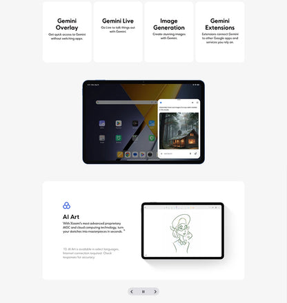 POCO PAD X1 Global Version Tablet 11.2" – Snapdragon 7+ Gen 3, 3.2K 144Hz Display, 8GB+512GB, 8850mAh