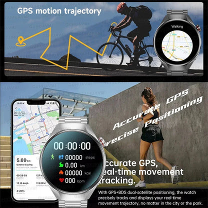 2025 New For HUAWEI Watch G5 PlUS Smart Watch Men 1.75" HD AMOLED Screen GPS track Heart Rate Bluetooth Call Compass SmartWatch