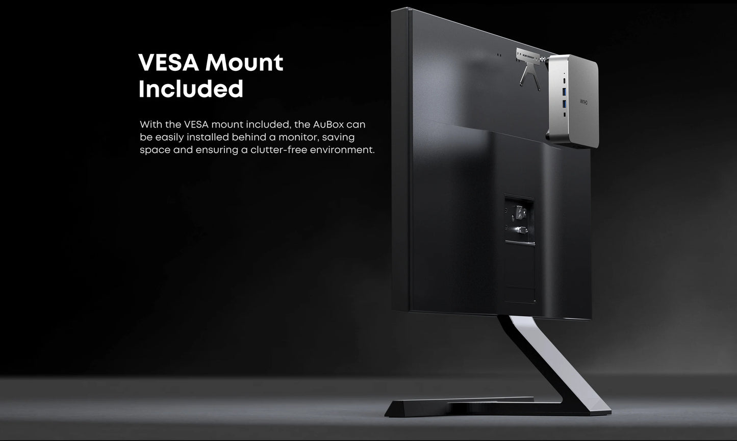 CHUWI AuBox Mini PC i9-13900HK 14 Cores 32GB DDR4 1TB SSD 16GB DDR5 512 SSD Windows 11 Pro WiFi 6 BT 5.2 Extend M.2 1T*2 Desktop