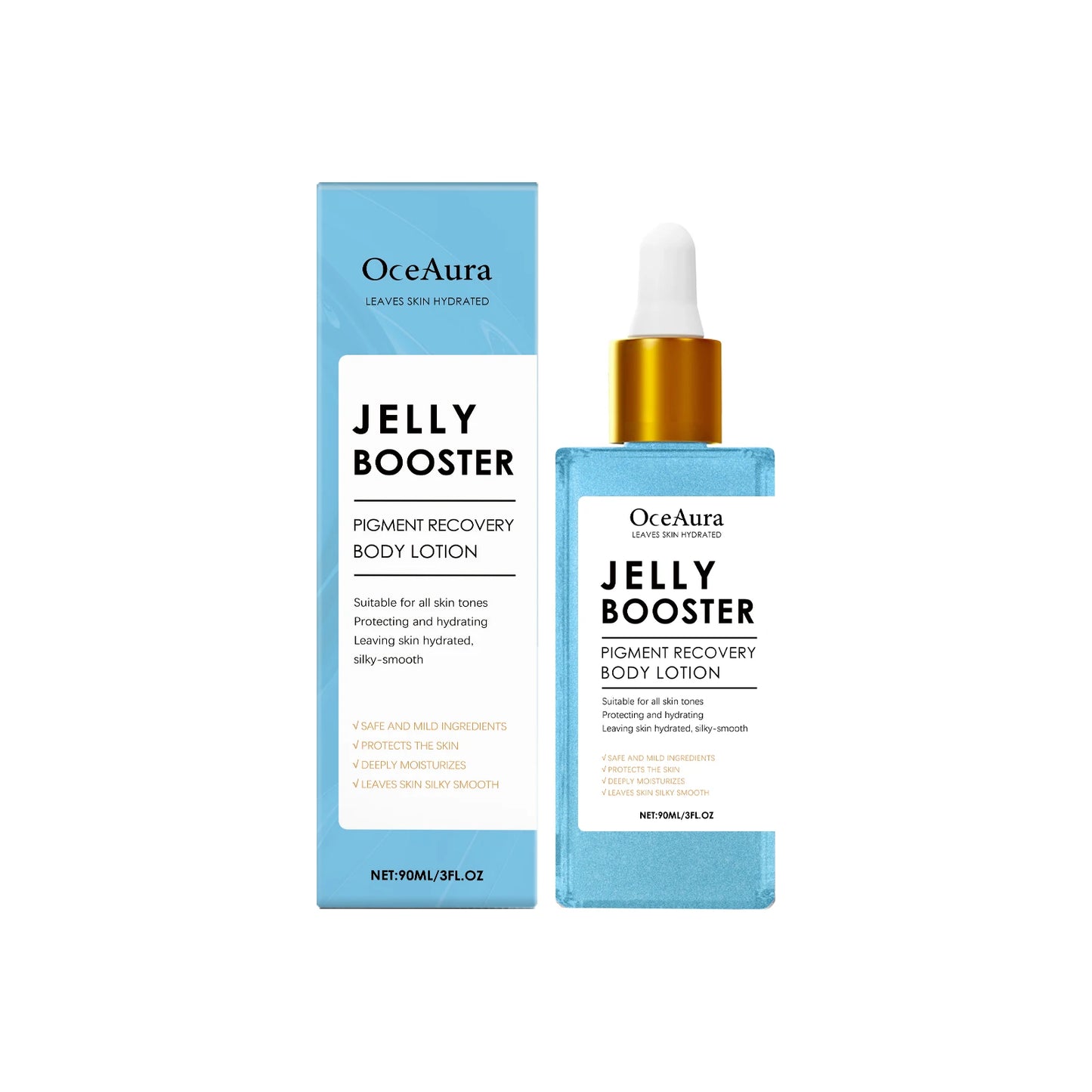 Niacinamide Serum Jelly Booster Even Skin Tone Reduce Pigmentation Fade Dark Spot Moisturizing Brightening Essence for Face Body