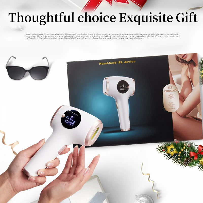 Home Use Ipl Machine Epilation Laser Ice Cooling Professional Portable Laser Hair Removal Machine