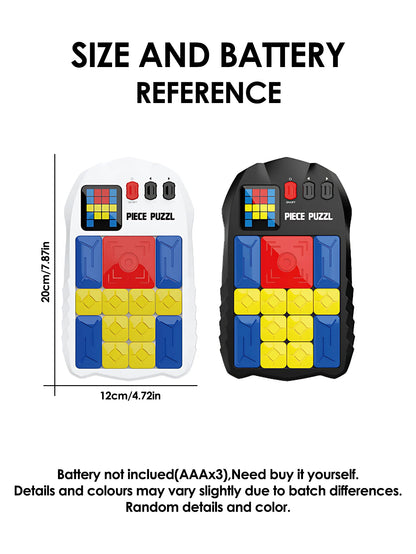 Magnetic Puzzle Challenge Sliding Blocks 500+ Levels Brain Teaser Game, Educational Fidget Toy Christmas birthday Gift for Kids