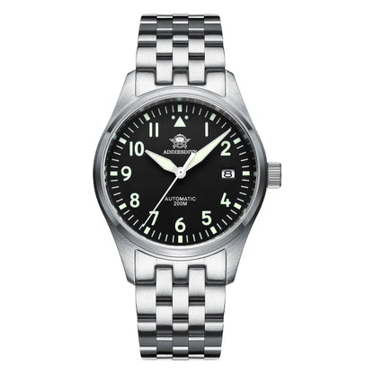 ADDIESDIVE Watches For Men Luxury Business Leisure Automatic Mechanical Men's Watch Fluorescent Waterproof NH35A 316L Stainless
