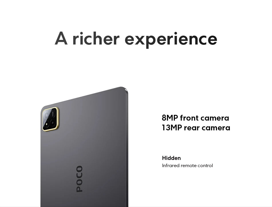 POCO PAD X1 Global Version Tablet 11.2" – Snapdragon 7+ Gen 3, 3.2K 144Hz Display, 8GB+512GB, 8850mAh