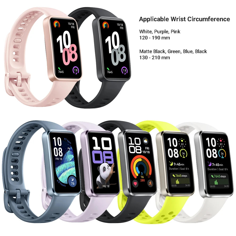 2025 Original Smart Watch Huawei Band 10 Smart Band 1.47'' AMOLED Screen Smartwatch Heart Rate Smartband 2 Weeks Battery Life