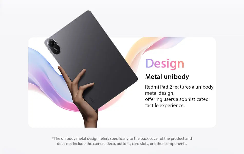 Xiaomi Redmi Pad 2 Global version 2.5K crystal-clear display Advanced Helio G100-Ultra 11" 18W fast charging 9000mAh battery
