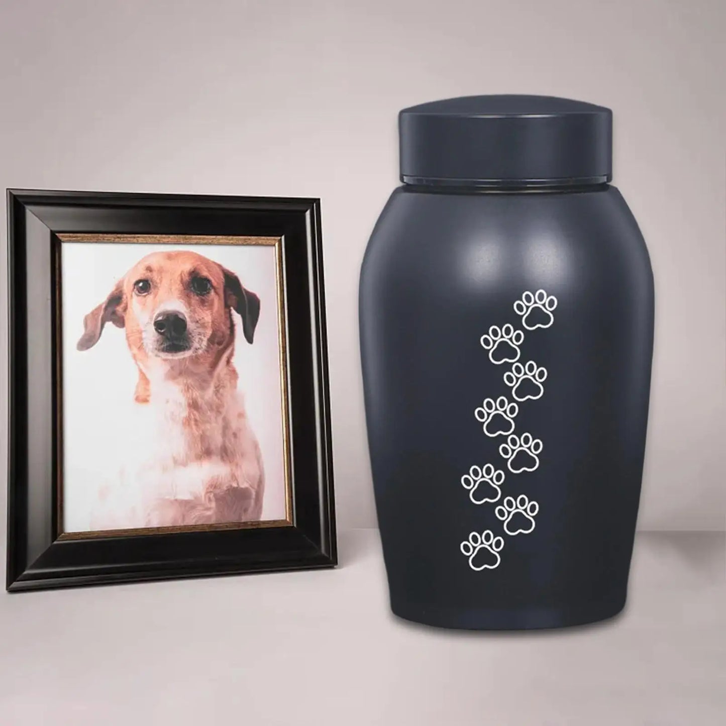 Dog Cat Ashes Funeral Cremation Urn Remembrance Gift Retain Memories Pet Burial Durable Stainless Steel Pet Urn Premium Urn
