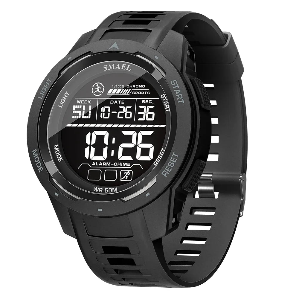 SMAEL 8105  Watch for Men Digital Watches Sports LED Wristwatches Men's 50m Waterproof Watch Digital Light Stopwatch