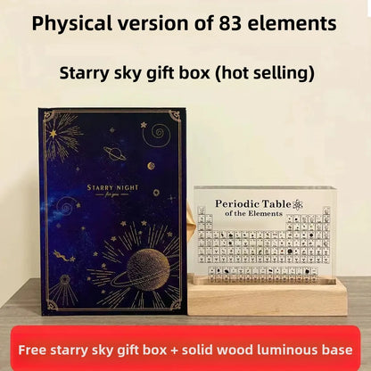 Elements Period Table Embedded Samples Graduation Gifts Exhibition Acrylic Desktop Ornaments Small Decorative Pieces