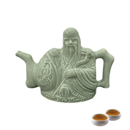 2024 Ceramic Assassin Tea Pot Handmade Chinese Ceramic Tea Kettle Coffee Tea Drinking Container Magic Assassin Trick Teapot