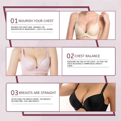 Fast Growth Breast Enlargement Cream Lift Firm Breast Improve Sagging Massage Chest Rapidly Body Moisturizing Smooth Bright Care
