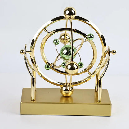 Celestial Orbit Pendulum Perpetual Motion Machine, Kinetic Art Desk Decor, Astronomy Model Creative Home Rotary Decoration Desk