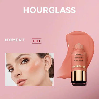 Hourglass New UNREAL Liquid Texture Powder Blusher Full Clear Color Cheek Fluidity Easy Push Away Create Natural Skin Portable