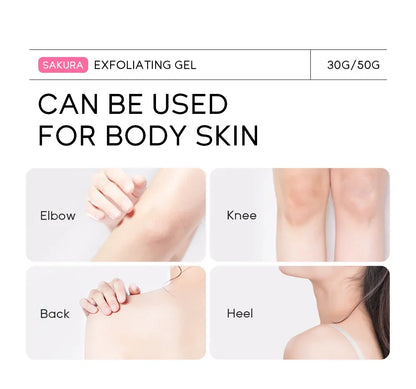 Sakura Exfoliating Peeling Gel Facial Scrub Moisturizing Nourishing Repair Scrubs Face Cream Beauty Skin Care 30g/50g