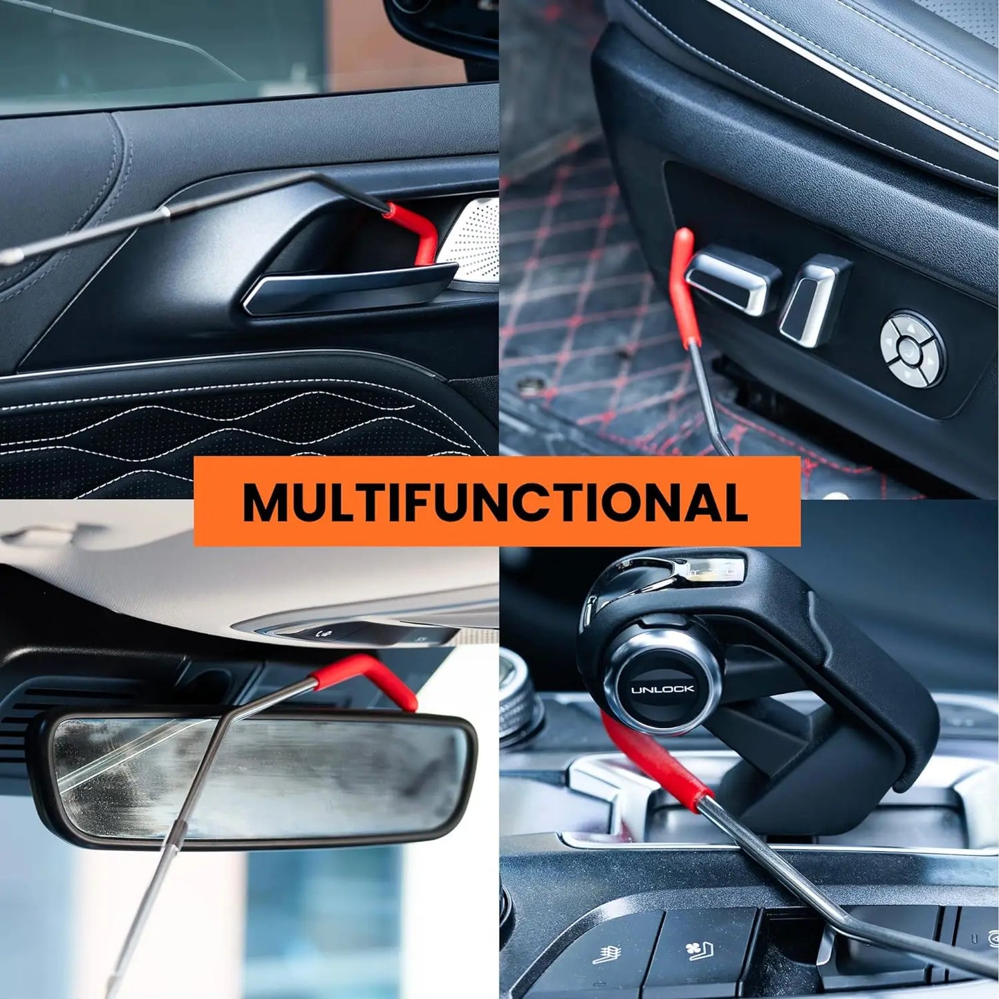 Hot Car Door Repair Hand Tools Wedge Pump Locksmith Thickened Kit Air Cushion Emergency Open Unlock Long Reach Grabber Tool Set