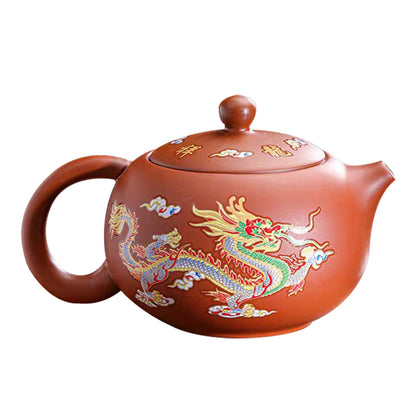 Chinese Style Color-changing Purple Clay Teapot Anti-Scald Handle Tea Brewer Teapots Kettle Gift Tea Set Ceramics And Pottery