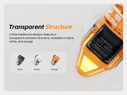 FLEXTAIL MAX PUMP 3 - Electric Air Pump, Portable Camping Pump with 3 Level Ambient Light for Air Bed, Sleeping Pads, Vacuum Bag