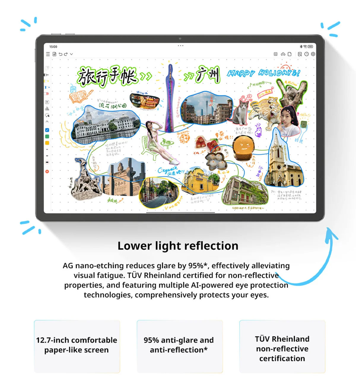 New Lenovo Xiaoxin Pad Pro 12.7 2025 Soft Light Edition Screen 10200mAh Dimensity 8300 Comfortable Visual Tablet Android PC