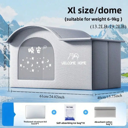 all seasin small Cat dog Air Conditioning House BED Summer Cooling  winter warm Nest Dog Dog Four Seasons Pet House