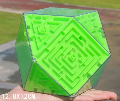 Mini Burn Brain Color 3D Puzzle Cube Maze Box Bead Magic Game intelligent Educational Pocket Fingertip Toy Gift for Kid Adult