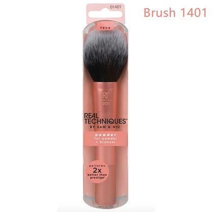 Real Techniques makeup brushes set for cosmetic foundation powder blush eyeshadow kabuki blending make up brush beauty tool 1415