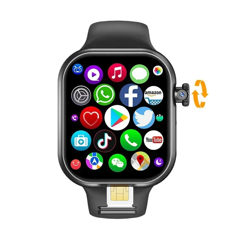 VP29 Smartwatch with rotating camera 2.29-inch AMOLED screen 490x580 Global Edition supports SIM WiFi GPS video calling