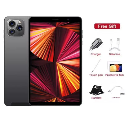 2025 New Tab 14 Tablet Android 12 8 Inch HD 16GB+1TB 8800mAh 5G Dual SIM Bluetooth WiFi GPS Google Play Tables PC Mi Tab