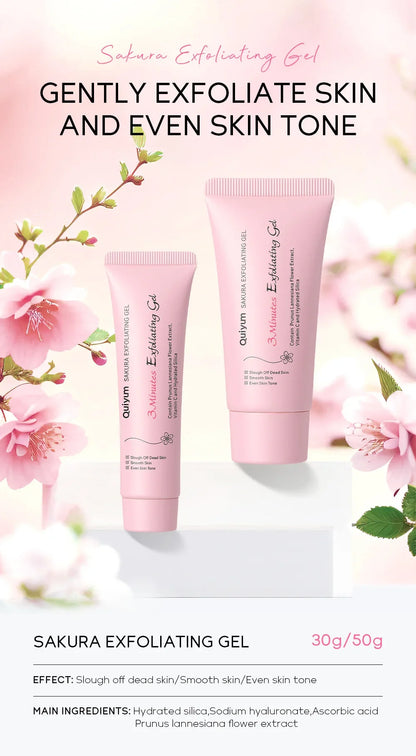 Sakura Exfoliating Peeling Gel Facial Scrub Moisturizing  Nourishing Repair Scrubs Face Cream Beauty Skin Care30g/50g