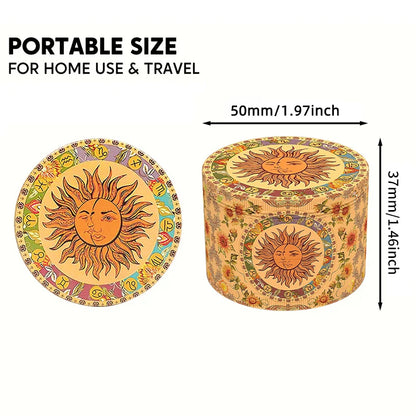 4 Layers Premium Zinc Alloy Herb Grinders for Smoking, Multifunctional Crusher,Grass Grinders,Tobacco Smoking Gadgets
