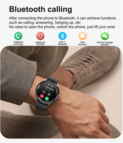 Watch 6 Classic Bluetooth Call Smart Watch Men GPS Outdoor Sports Fitness Model Health Heart Rate Monitor Smartwatch 2025 New