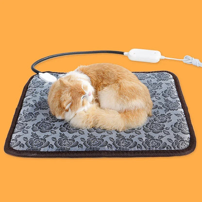 Winter Pet Heating Blanket Waterproof Wearable Wear Resistant Temperature Warm Cat Dog Mattress Indoor Heating Pad Pet Supplies