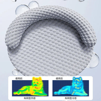 Pet Ice Mats Summer Cat Dog Sofa Nest Bed Cooling Sleeping Pad for Small Dogs Pets Durable Sofa Cooling Pad Blanket Pet Ice Mat