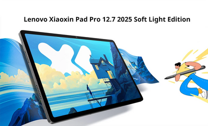 New Lenovo Xiaoxin Pad Pro 12.7 2025 Soft Light Edition Screen 10200mAh Dimensity 8300 Comfortable Visual Tablet Android PC