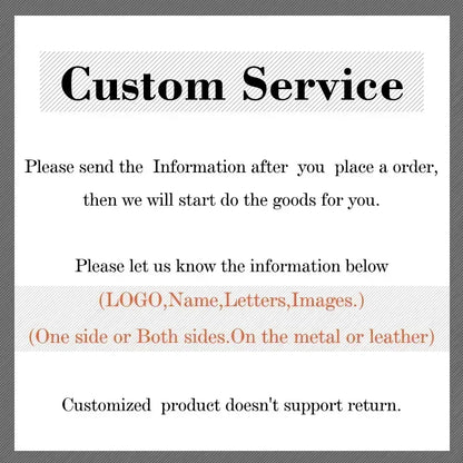 Custom Name Logo Leather Car Moto Keychain Personalized for Men and Women  Creative Simple Key Chains Gift